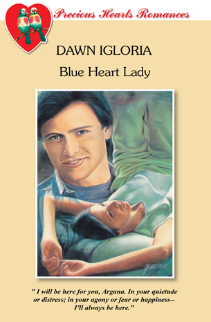 Blue Heart Lady